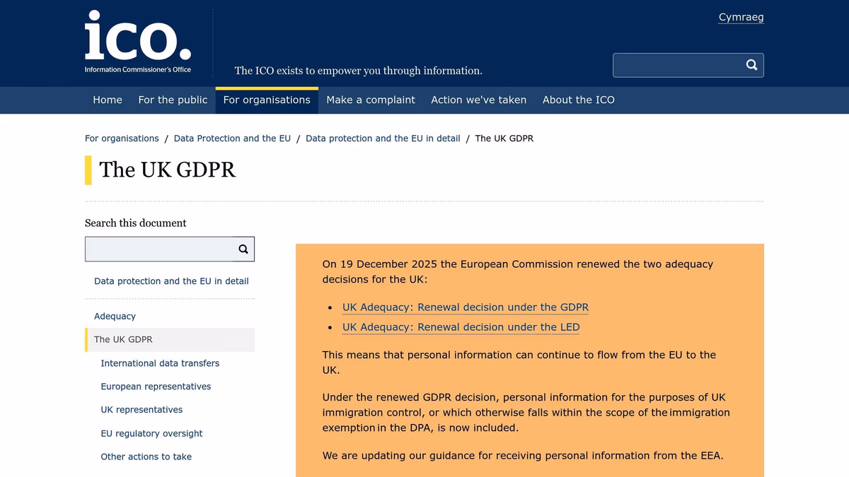 UK GDPR